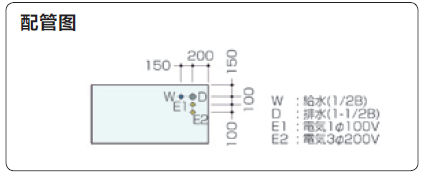 雅马拓通风柜LDC2配管图