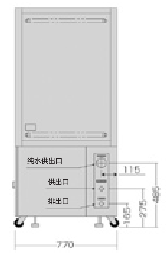 AW83实验室清洗机尺寸图