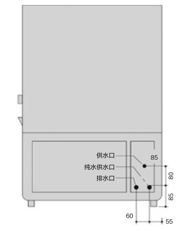 AW62实验室清洗机尺寸图